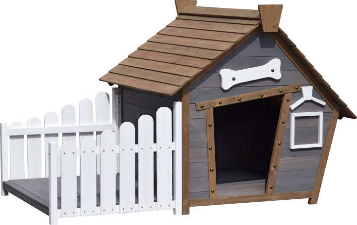 dobar Hundehütte Porch XL mit Veranda